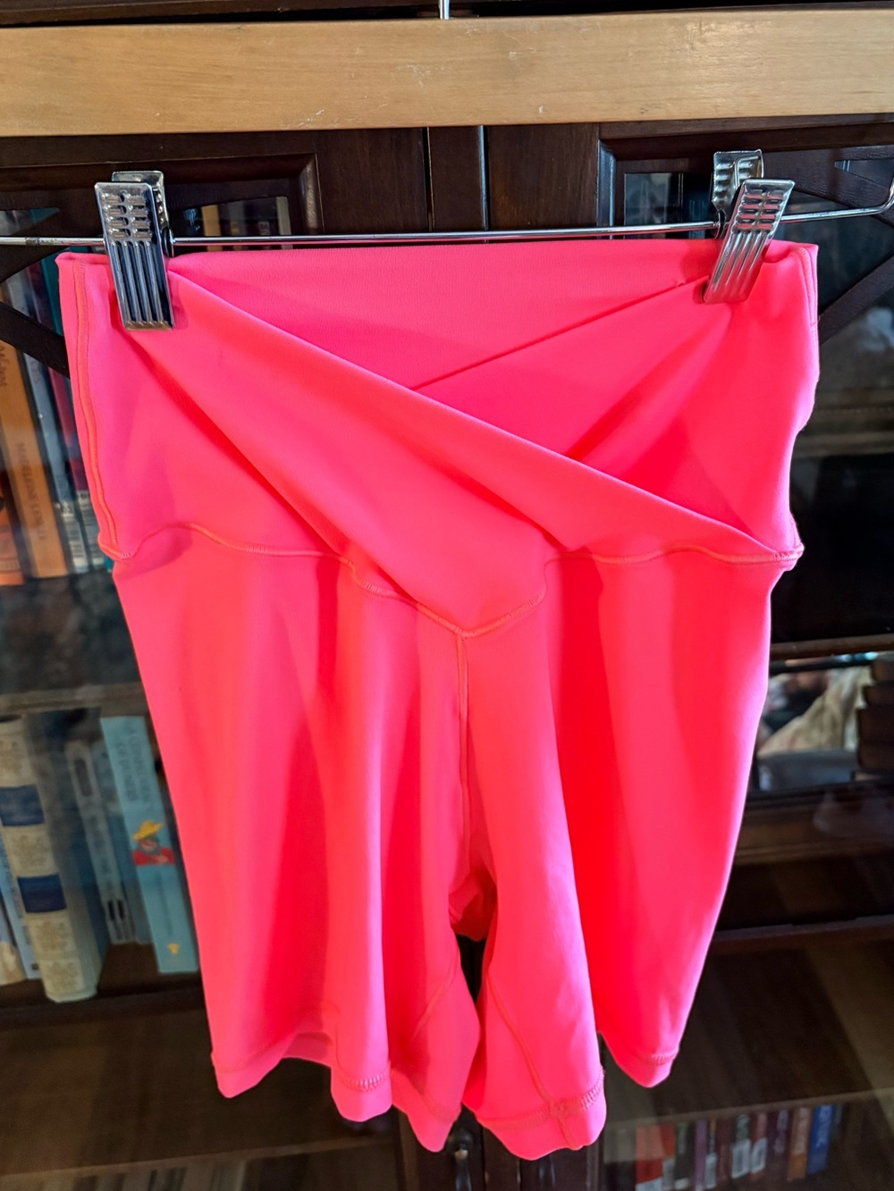 Aerie Offline Neon Pink Bike Shorts